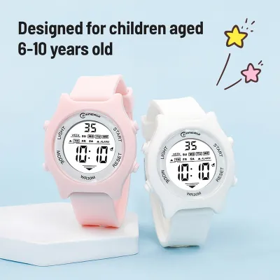 Mingrui Minimal Digital Sports Watch – Soft Silicone Comfort Edition